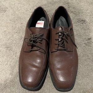 Bostonian Lites Kopper Max 26025887 Mens Brown Leather Apron Toe Oxford Size 10M